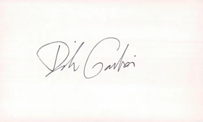 Dick Gautier autograph