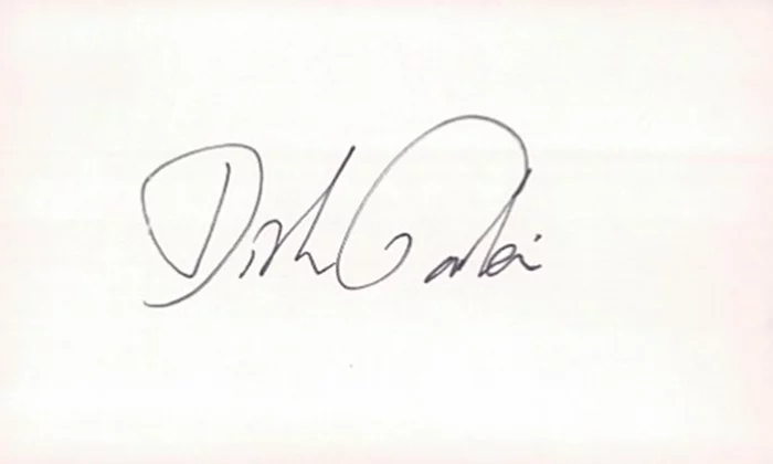 Dick Gautier autograph