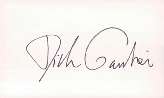 Dick Gautier autograph