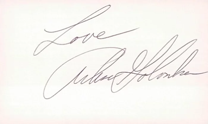 Arlene Golonka autograph