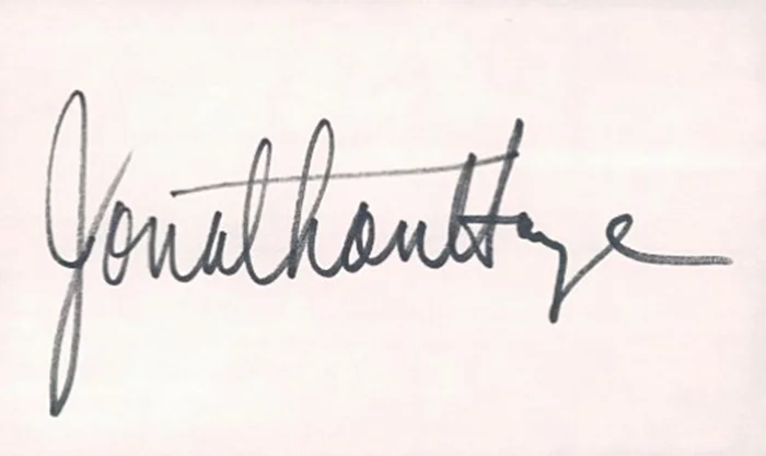 Jonathan Haze autograph