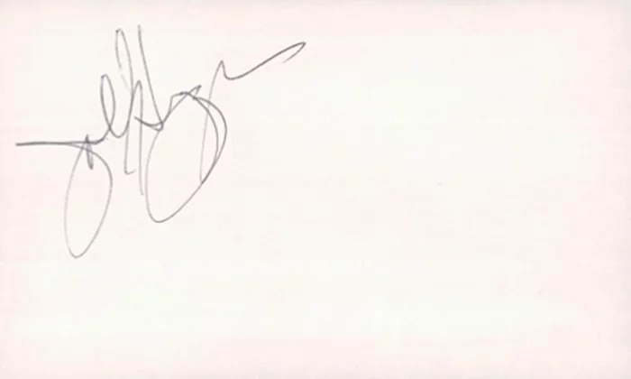 Joel Higgins autograph