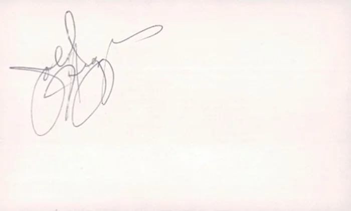 Joel Higgins autograph