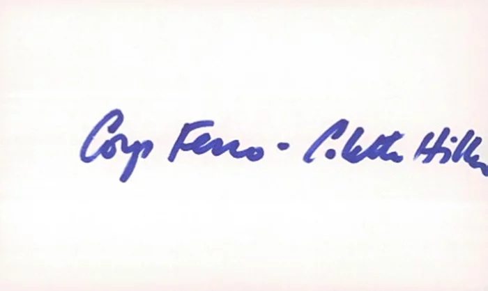 Colette Hiller autograph