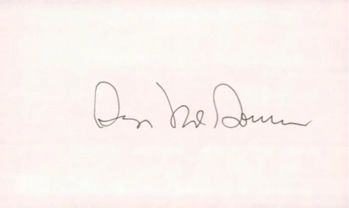 George McGovern autograph