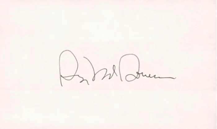 George McGovern autograph