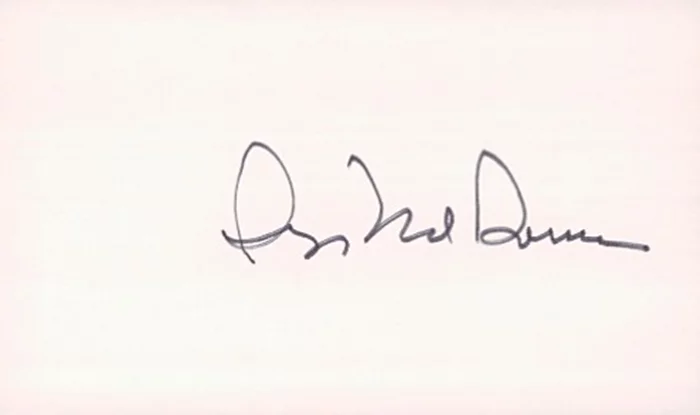 George McGovern autograph