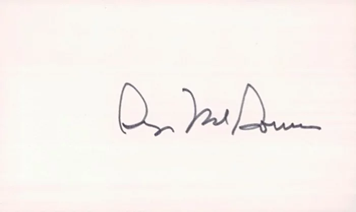 George McGovern autograph