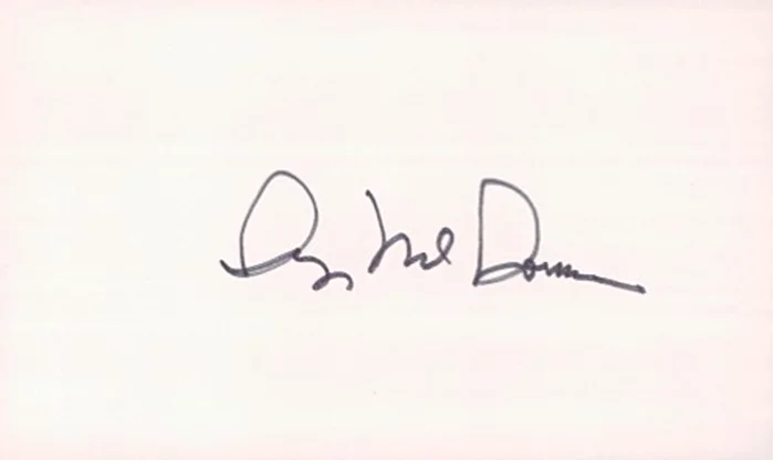George McGovern autograph