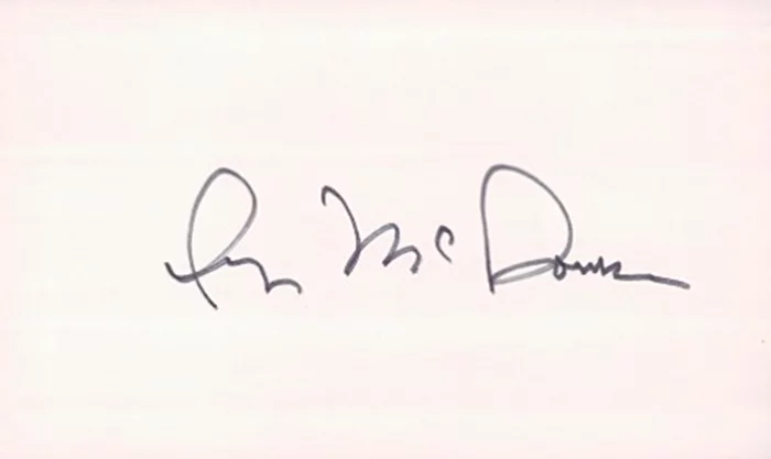 George McGovern autograph