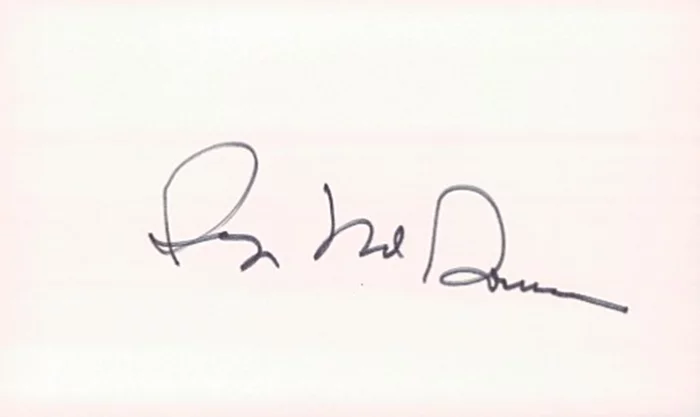 George McGovern autograph