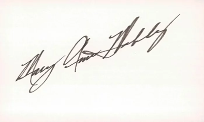 Mary Ann Mobley autograph