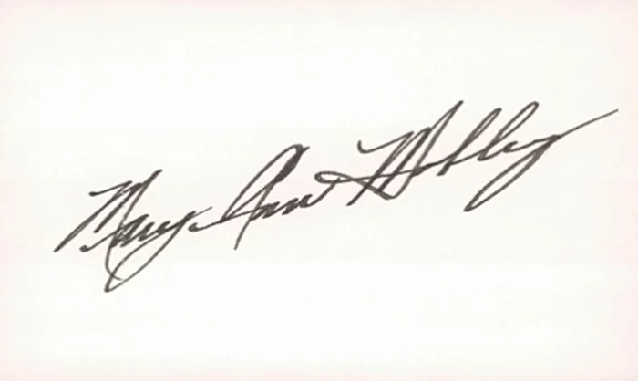 Mary Ann Mobley autograph