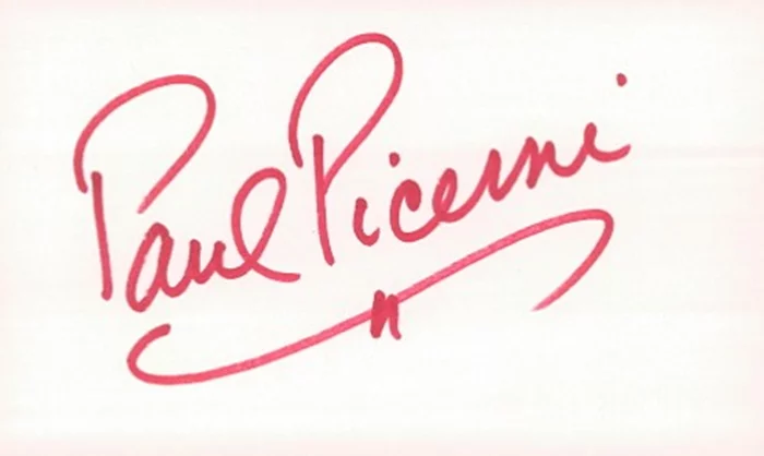 Paul Picerni autograph