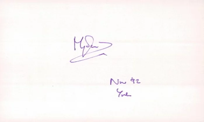May Sarton autograph