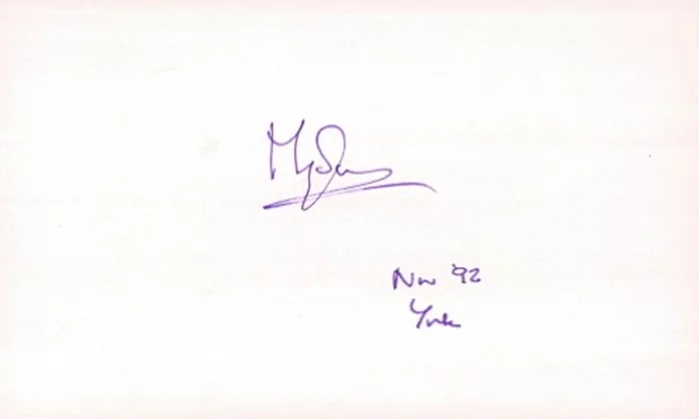 May Sarton autograph