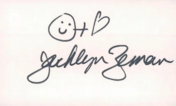 Jacklyn Zeman autograph