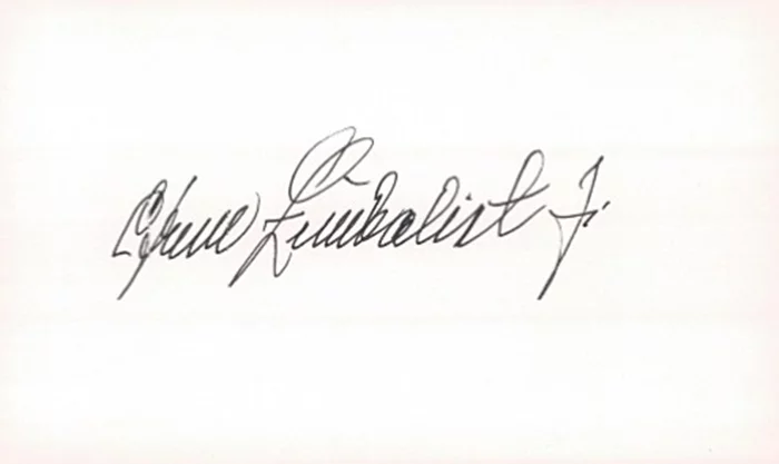 Efrem Zimbalist, Jr. autograph