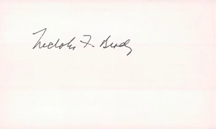 Nicholas Brady autograph