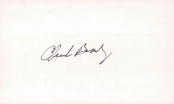 Chuck Brady autograph