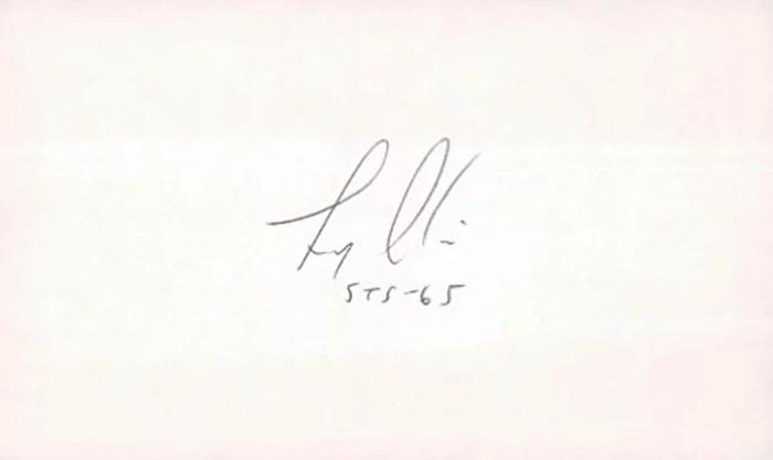 Leroy Chiao autograph