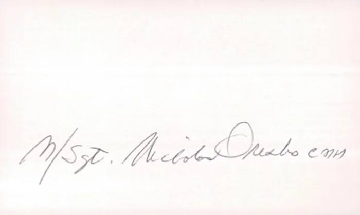 Nicholas Oresko autograph