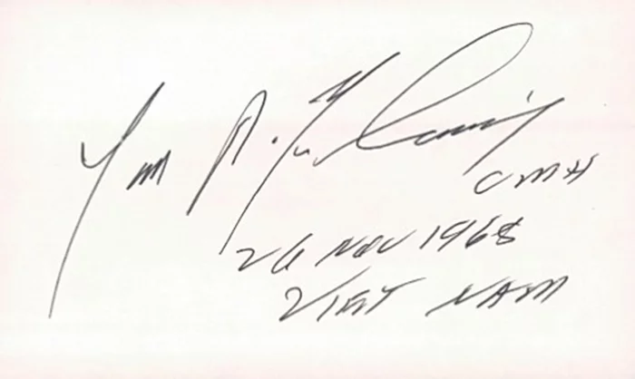 James Fleming autograph