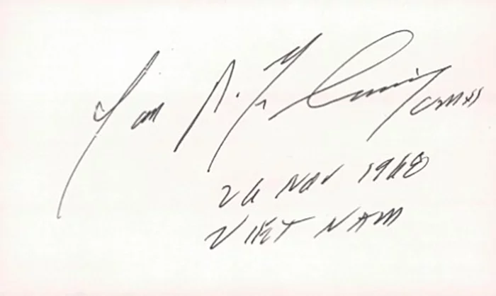 James Fleming autograph
