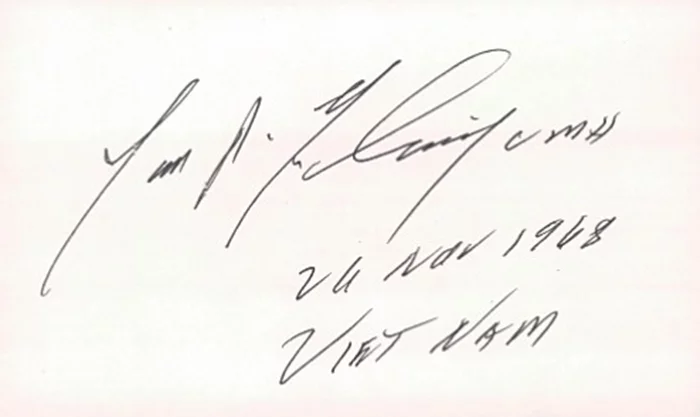James Fleming autograph