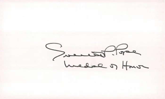Everett Pope autograph