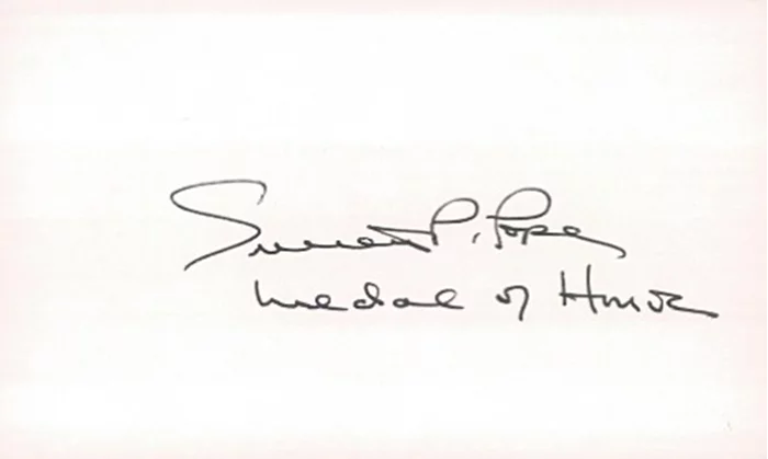 Everett Pope autograph