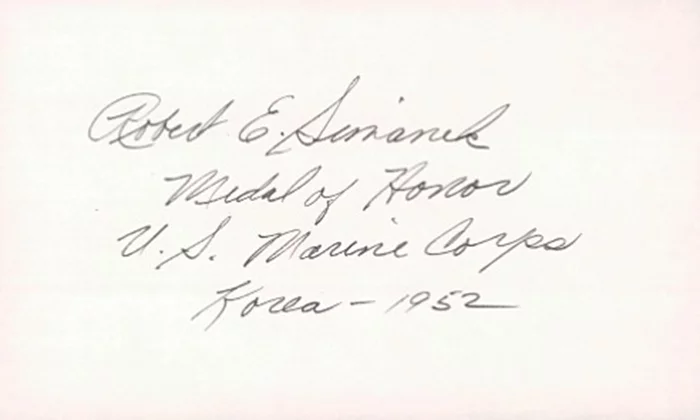 Robert Simanek autograph