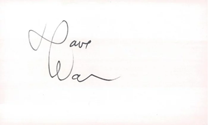Dave Walker autograph