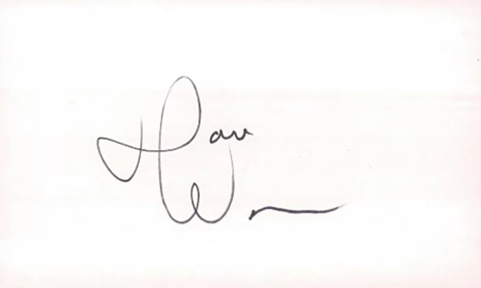 Dave Walker autograph