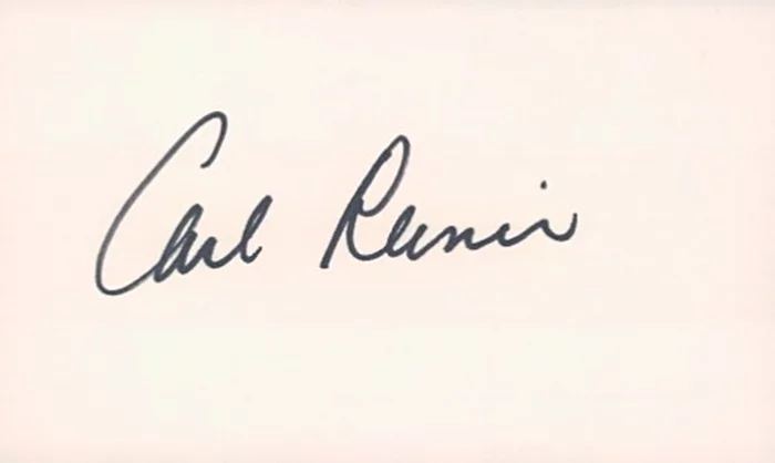 Carl Reiner autograph