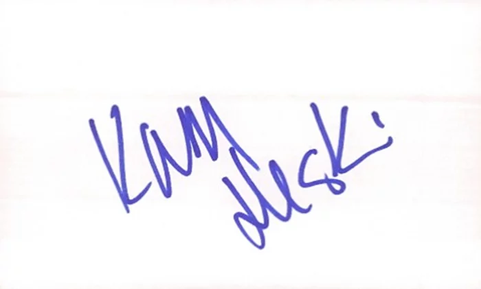 Kam Heskin autograph