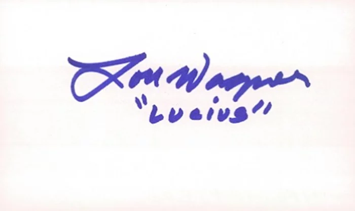 Lou Wagner autograph