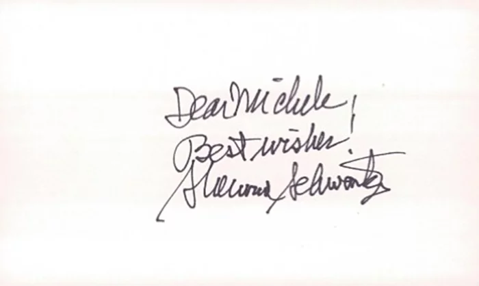 Sherwood Schwartz autograph