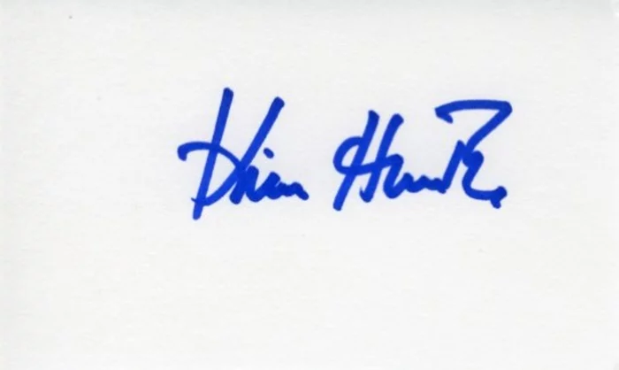 Kim Hunter autograph