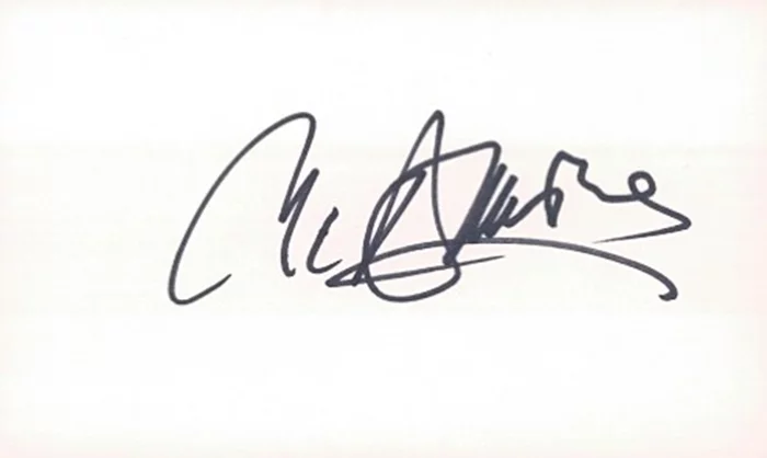 Vic Damone autograph