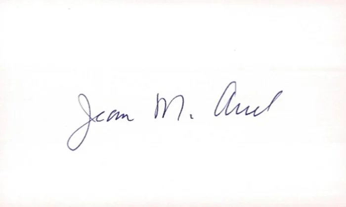 Jean M. Auel autograph