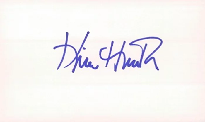 Kim Hunter autograph