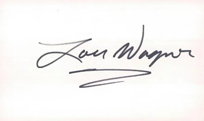 Lou Wagner autograph