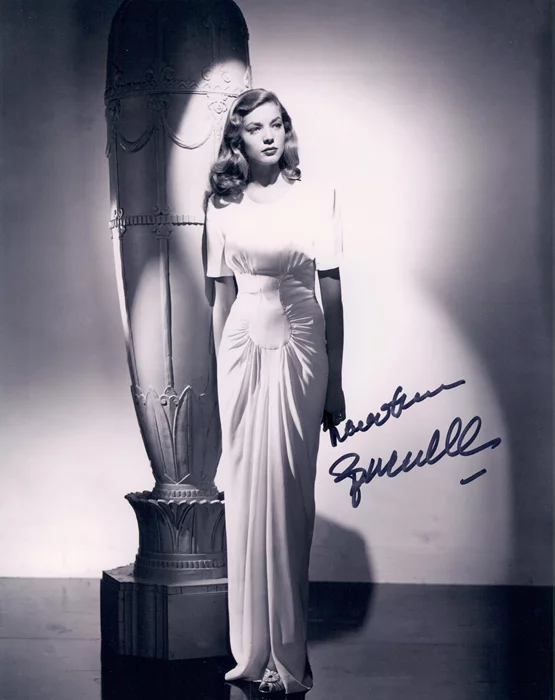 Lauren Bacall autograph