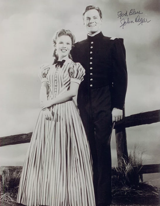 John Agar autograph