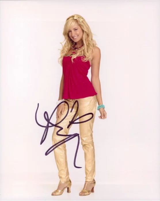 Ashley Tisdale autograph