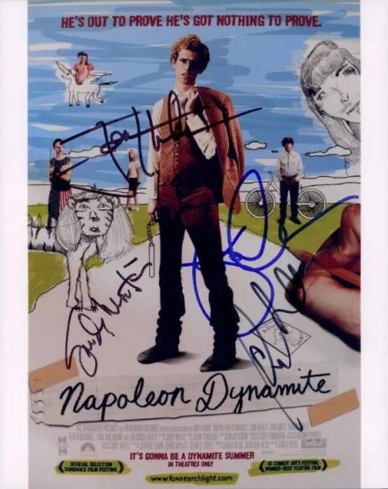 Napoleon Dynamite autograph