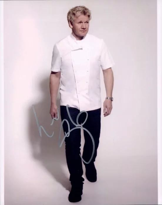 Gordon Ramsay autograph