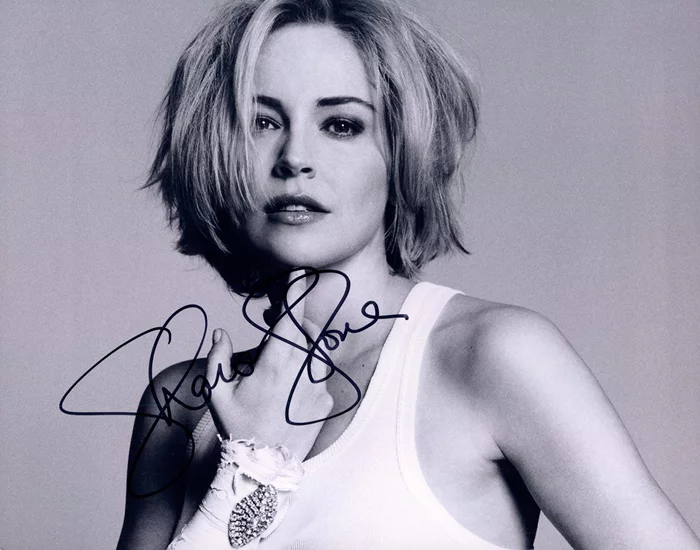 Sharon Stone autograph