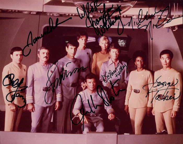 Star Trek autograph